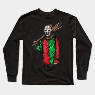 Nightmare Clown! Horror Icons Mashup! Long Sleeve T-Shirt